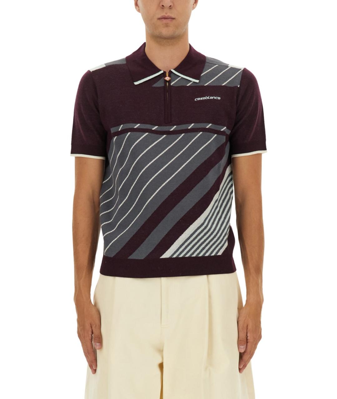 CASABLANCA Мульти хлопко-шерстяная футболка, фото 5