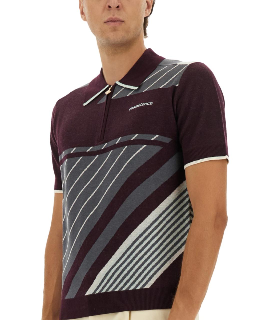 CASABLANCA Мульти хлопко-шерстяная футболка, фото 4