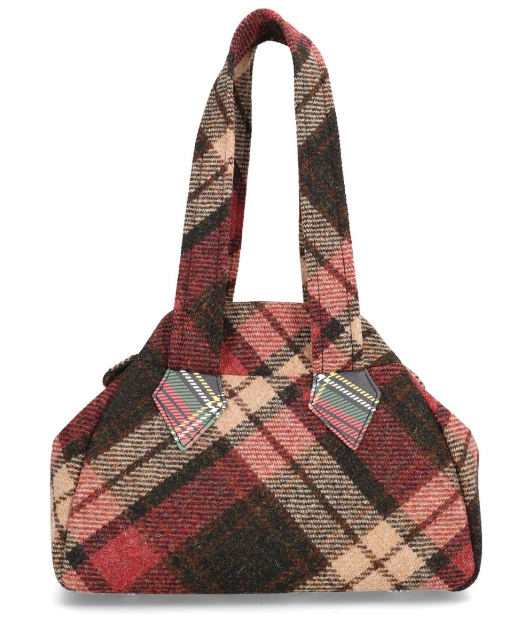 VIVIENNE WESTWOOD Мульти шерстяная сумка тоут, фото 2