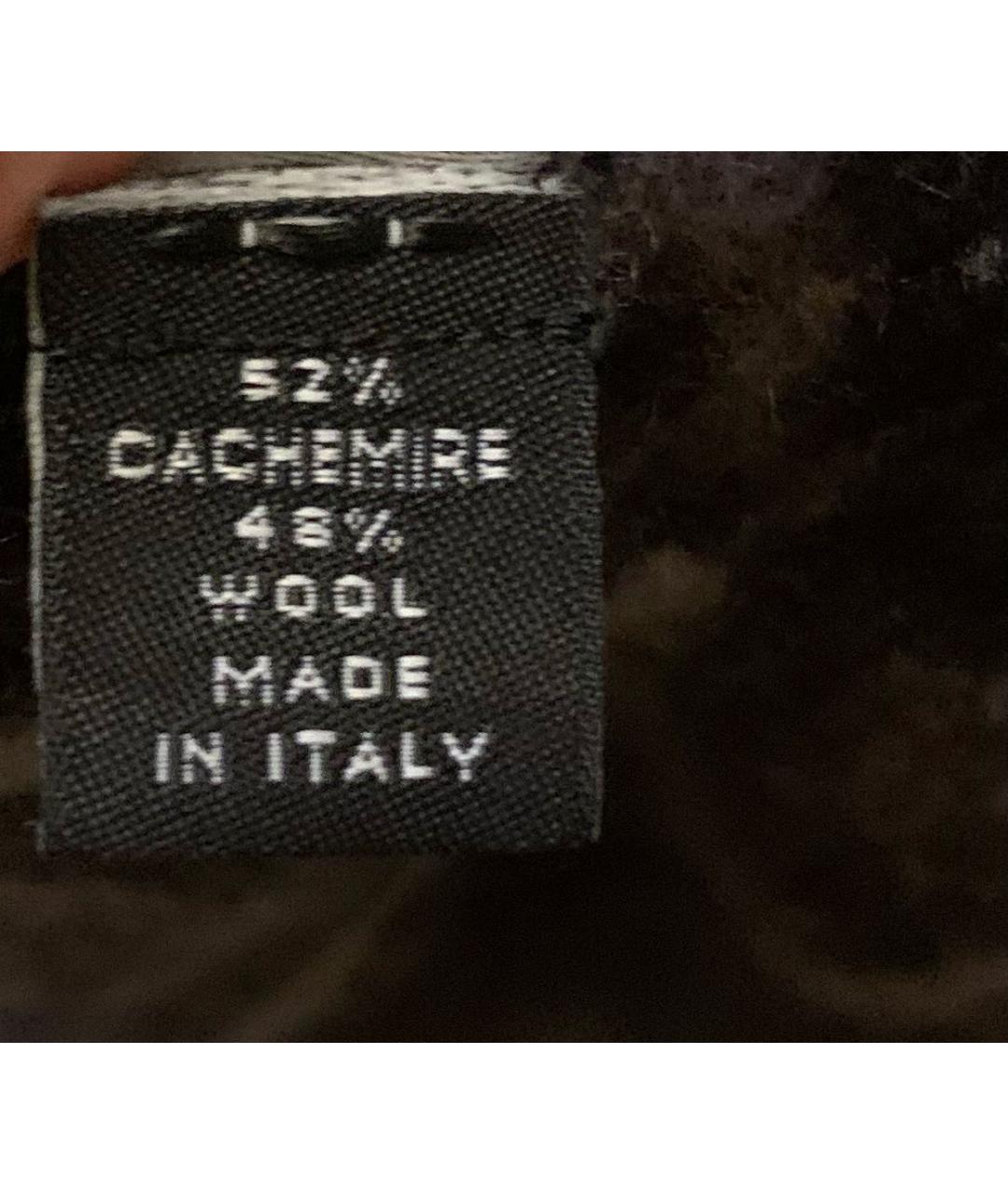 SAINT LAURENT Коричневый кашемировый шарф, фото 3