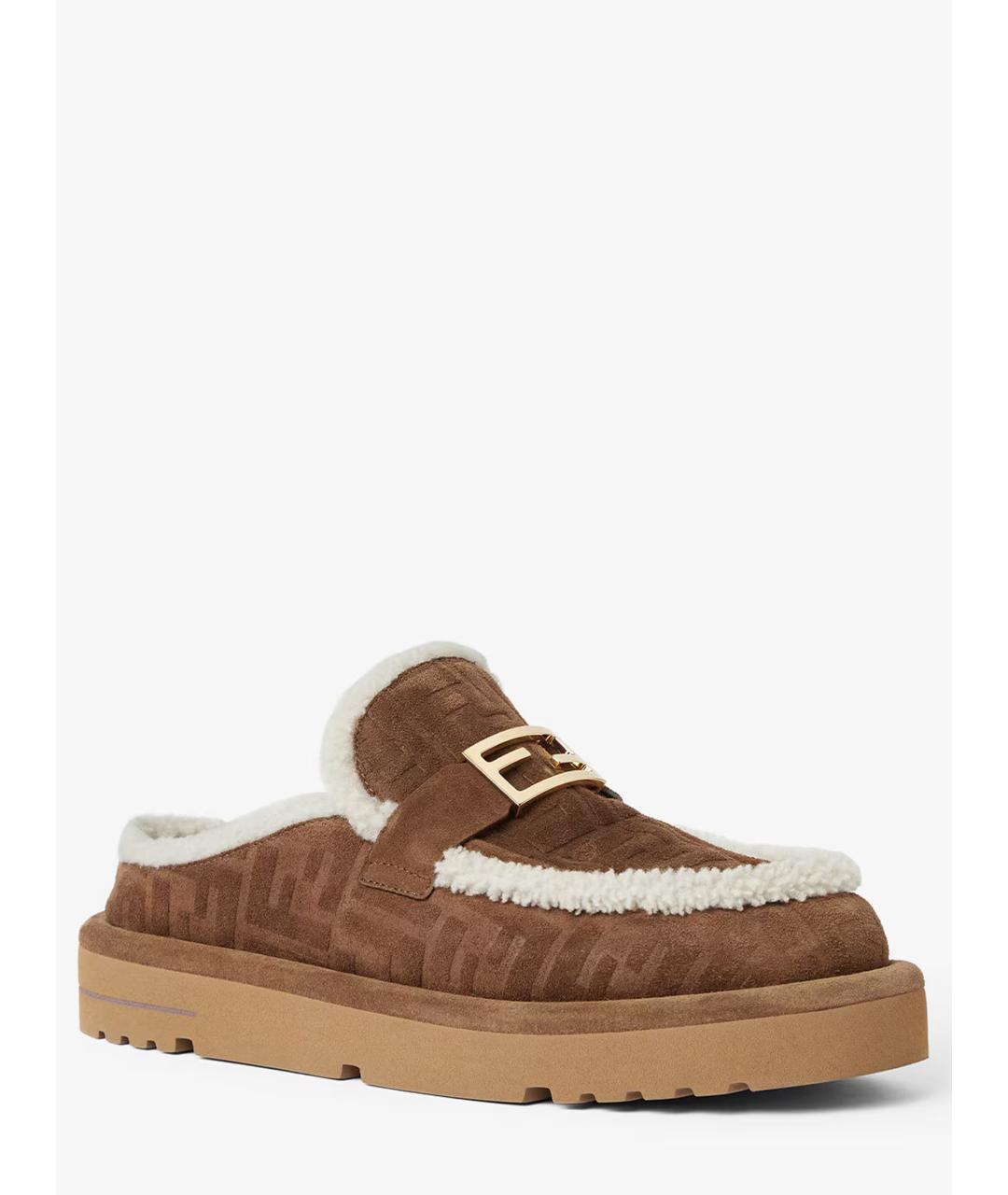 FENDI Коричневые мюли, фото 2