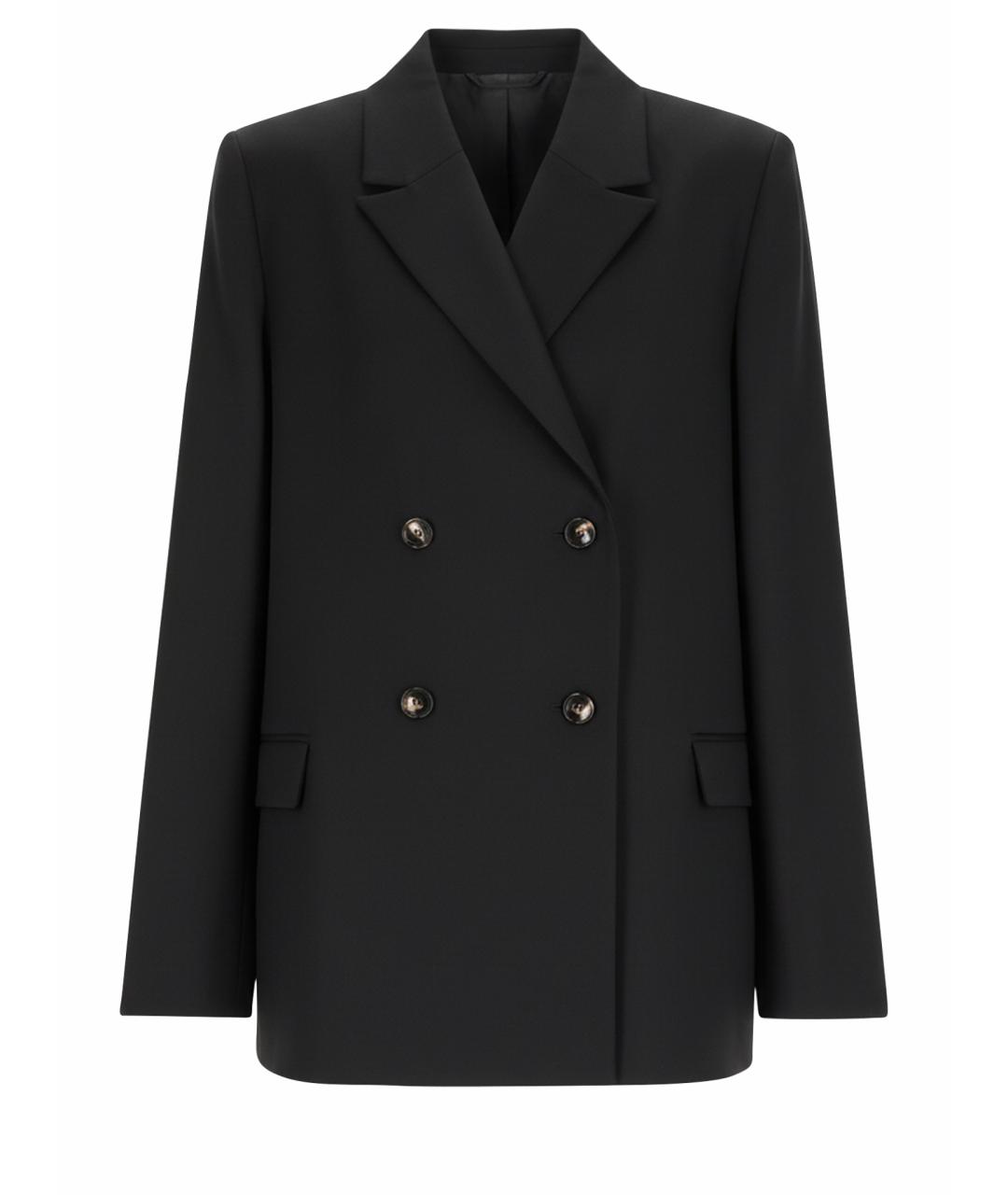 GANNI Черный полиэстеровый жакет/пиджак, фото 1