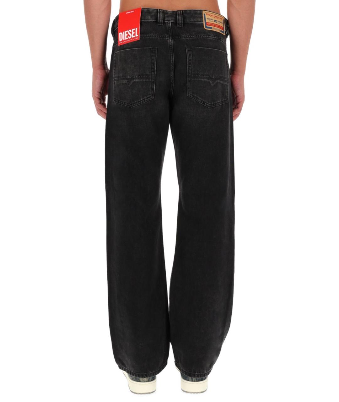 DIESEL Черные хлопковые повседневные брюки, фото 4