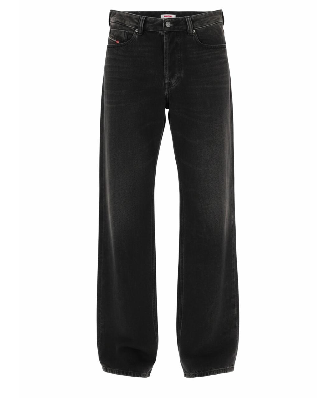 DIESEL Черные хлопковые повседневные брюки, фото 1