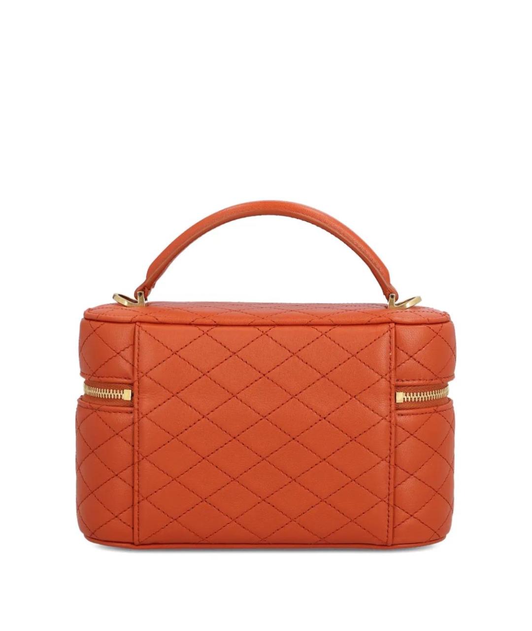 SAINT LAURENT Красная кожаная сумка через плечо, фото 2