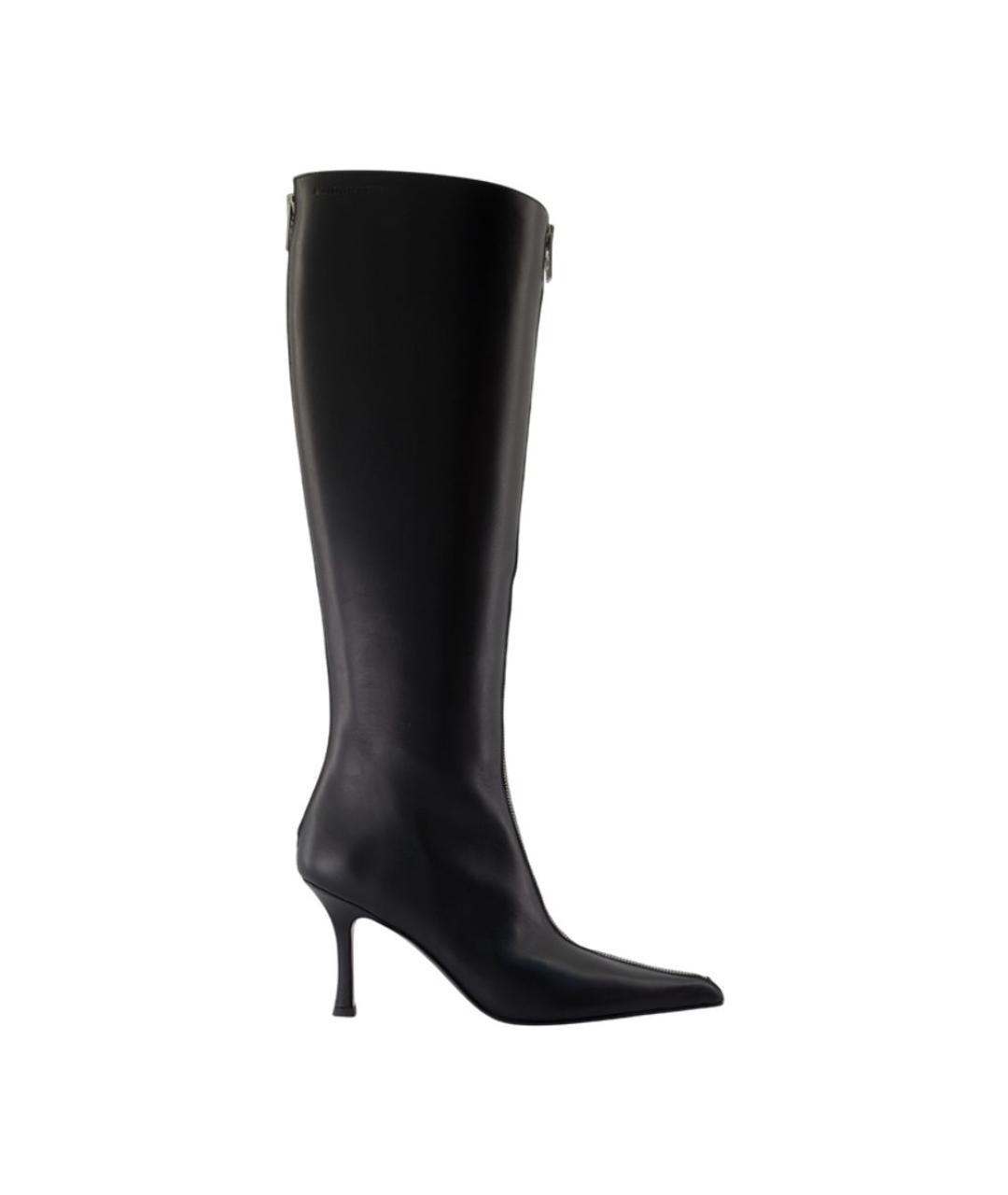 ALEXANDER WANG Черные кожаные сапоги, фото 1