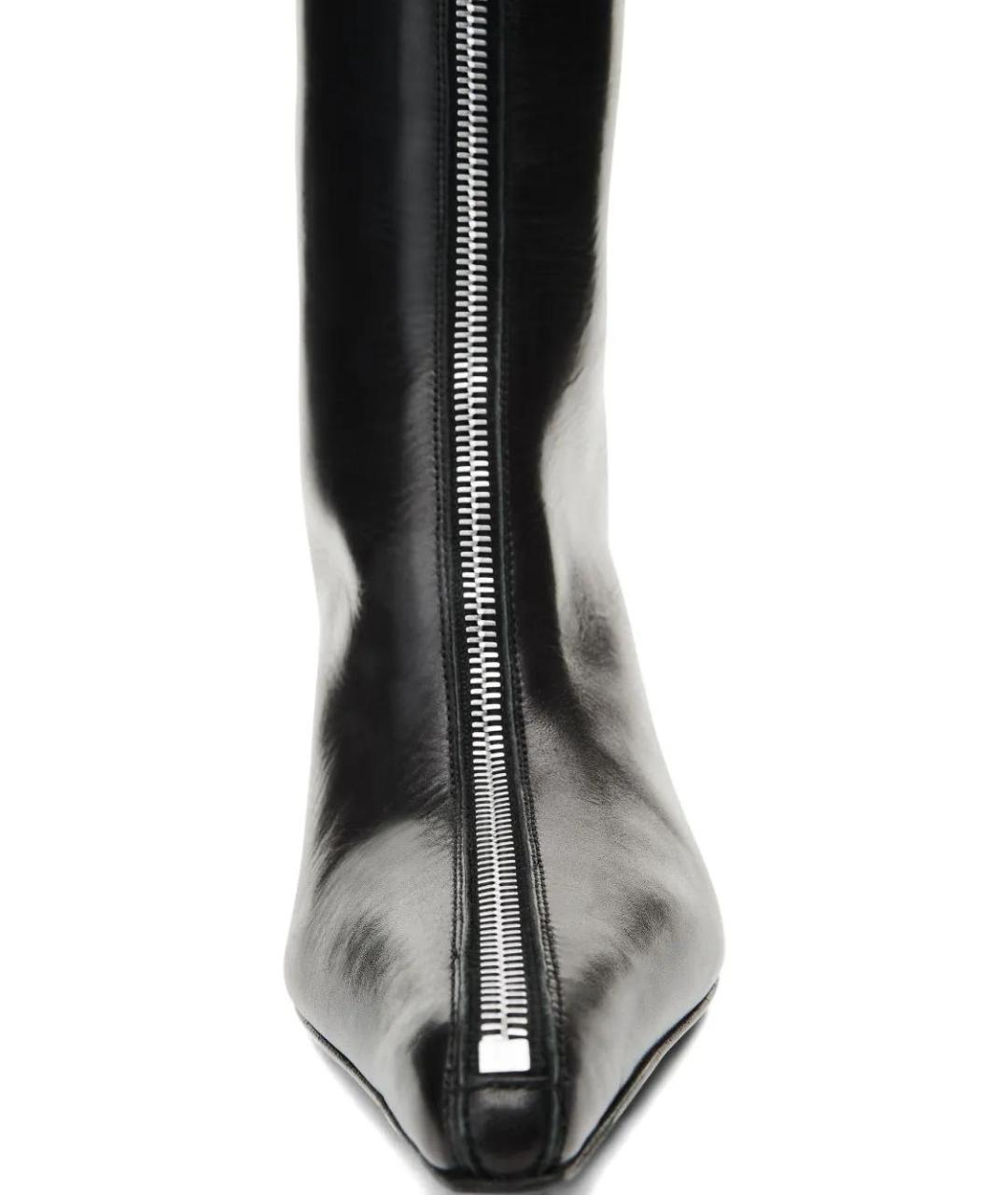 ALEXANDER WANG Черные кожаные сапоги, фото 4