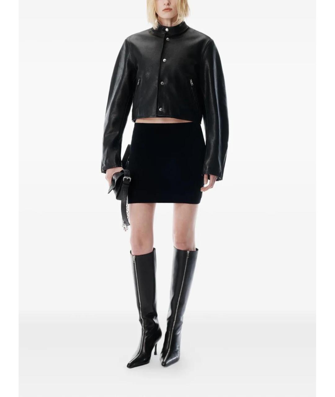 ALEXANDER WANG Черные кожаные сапоги, фото 5