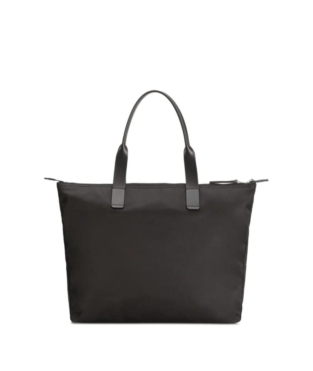 DOLCE&GABBANA Черная синтетическая сумка тоут, фото 2