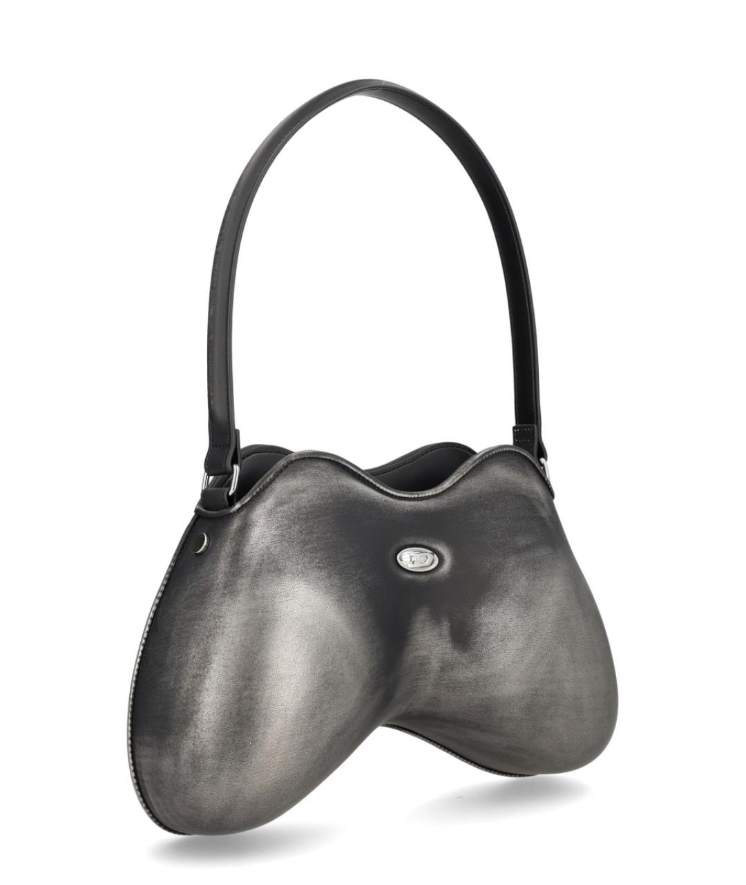 DIESEL Серая сумка через плечо, фото 2