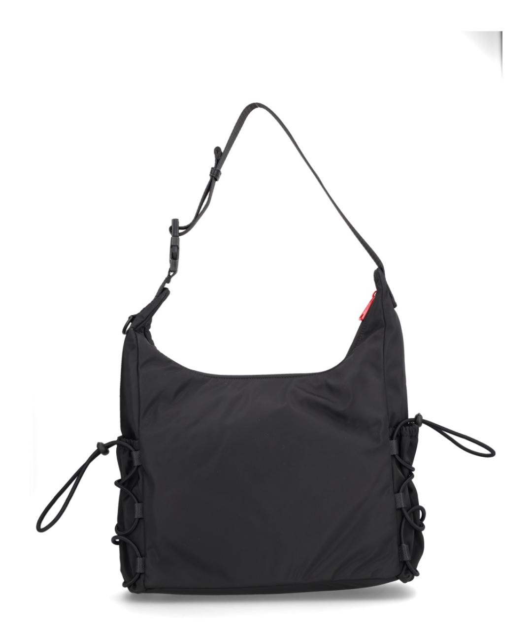 DIESEL Черная синтетическая сумка на плечо, фото 3