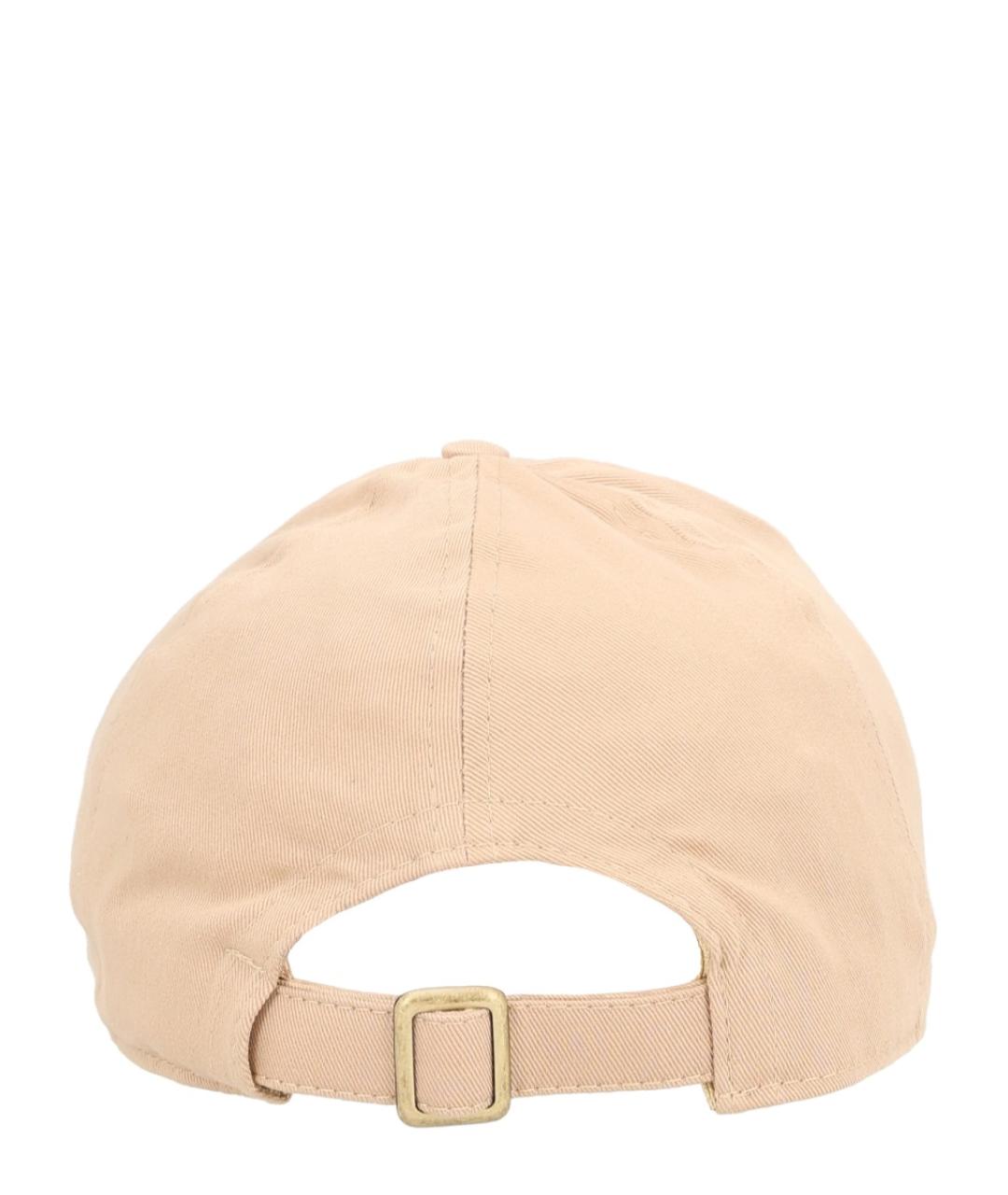 VIVIENNE WESTWOOD Бежевая хлопковая кепка, фото 3