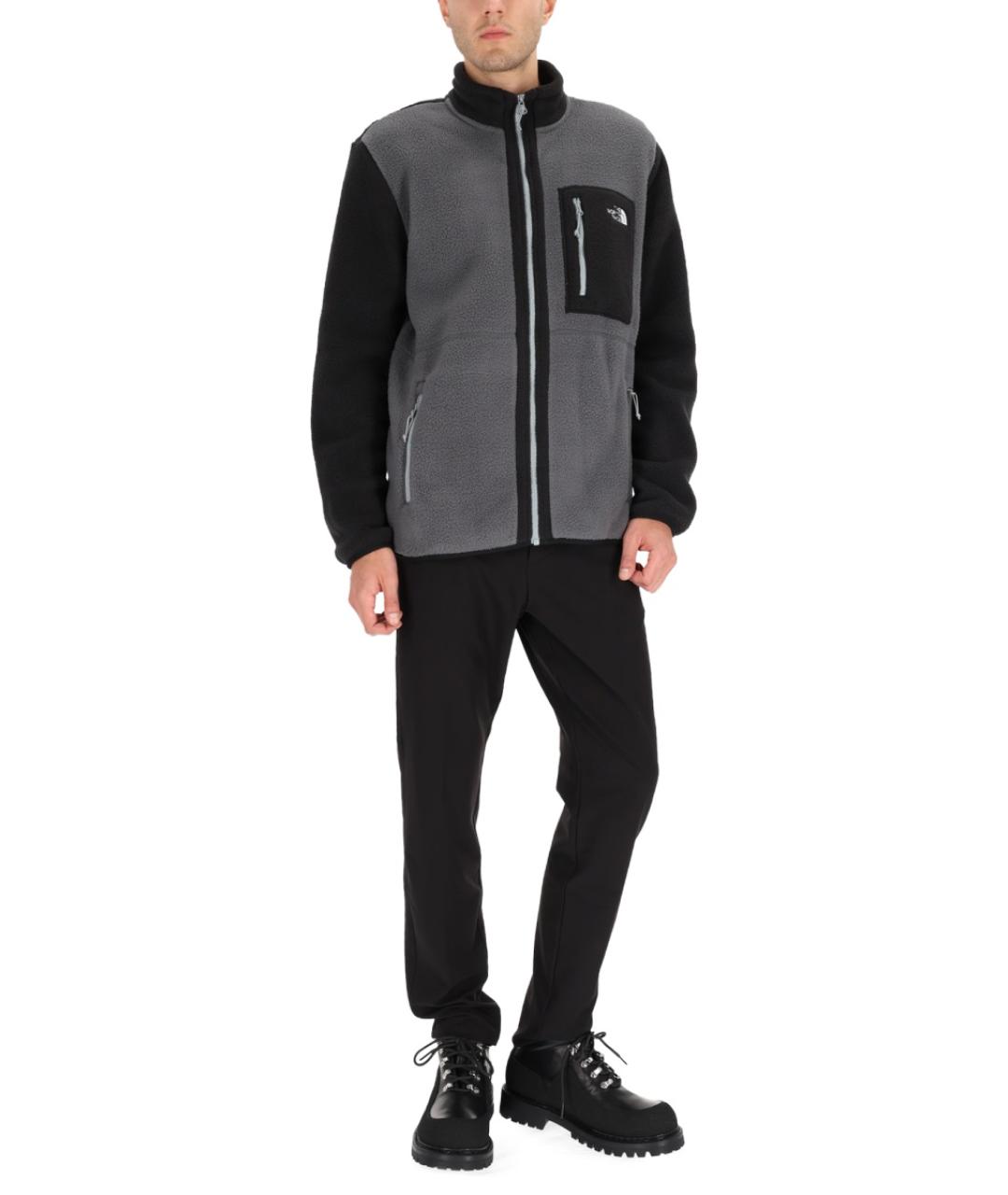 THE NORTH FACE Серая полиэстеровая спортивная куртка, фото 3