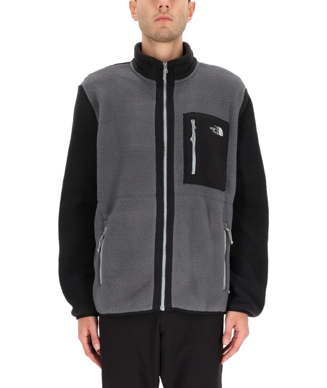 THE NORTH FACE Серая полиэстеровая спортивная куртка, фото 2