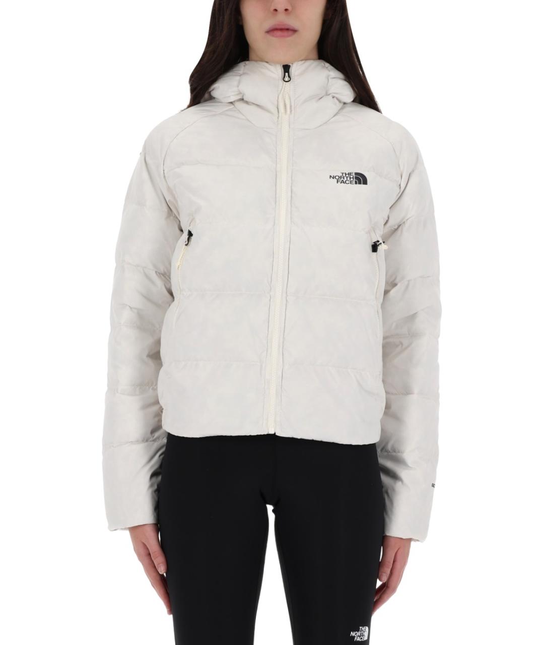 THE NORTH FACE Белый полиамидовый пуховик, фото 2