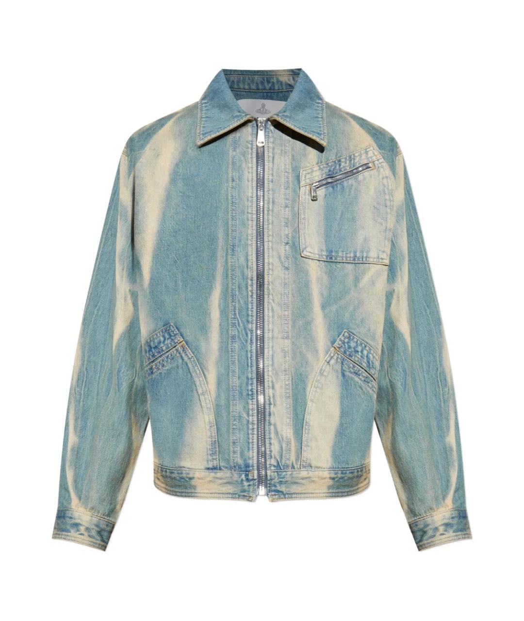 VIVIENNE WESTWOOD Синяя хлопковая куртка, фото 1