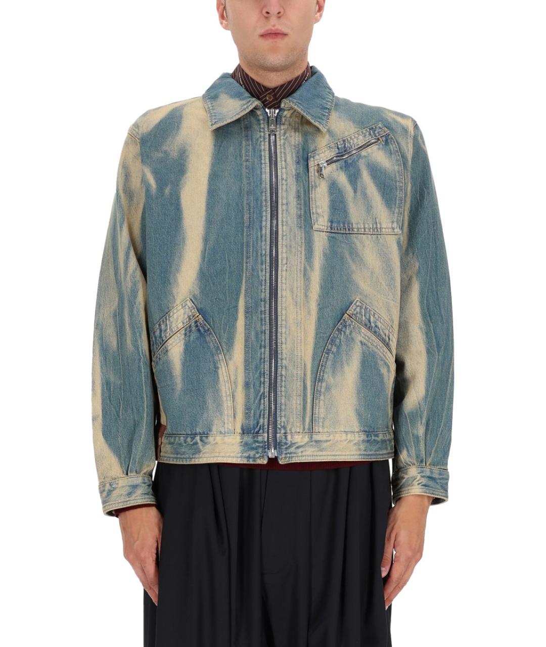 VIVIENNE WESTWOOD Синяя хлопковая куртка, фото 2