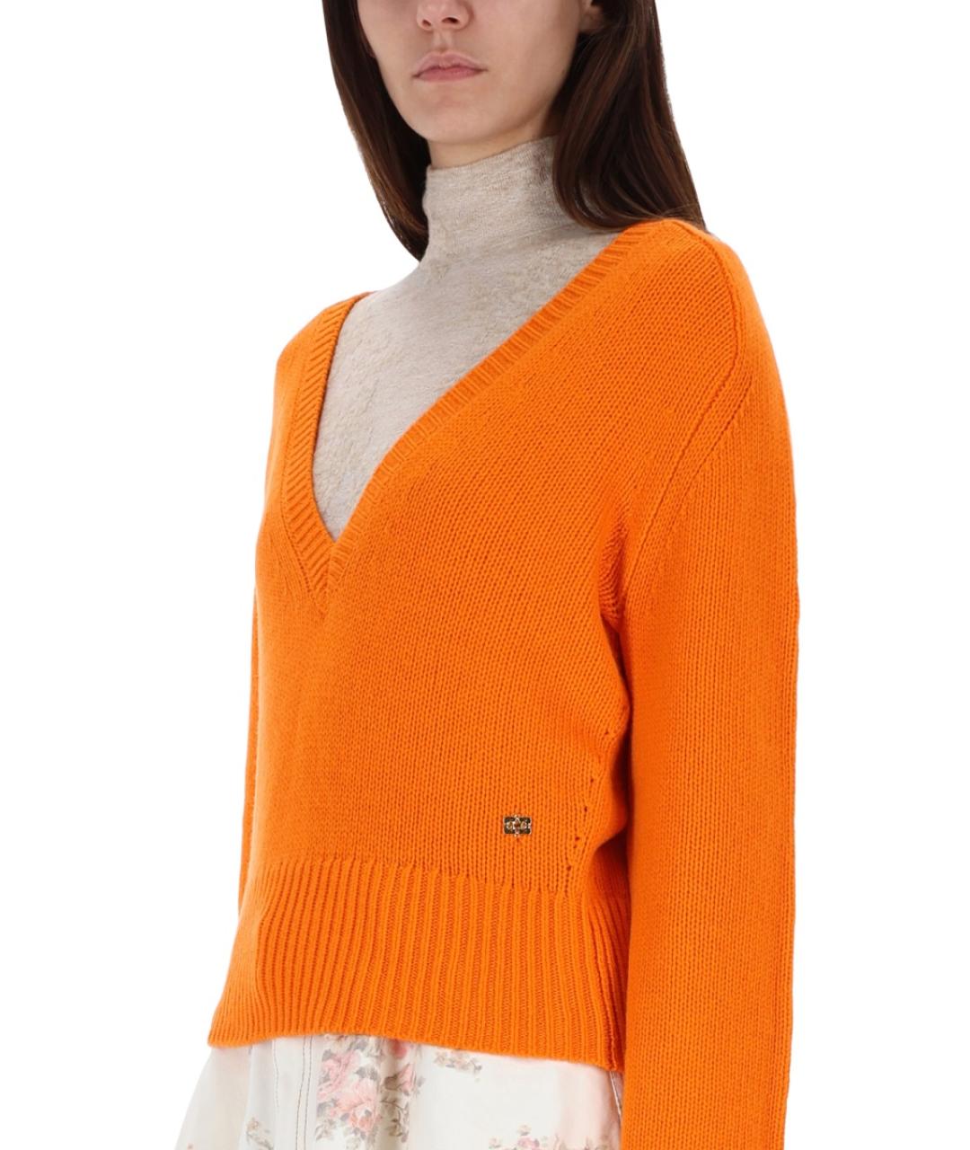 GANNI Оранжевый кашемировый джемпер / свитер, фото 4