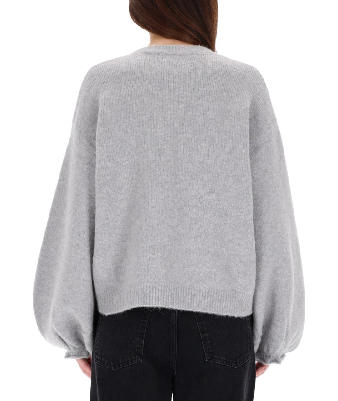 ROTATE Серый шерстяной джемпер / свитер, фото 3