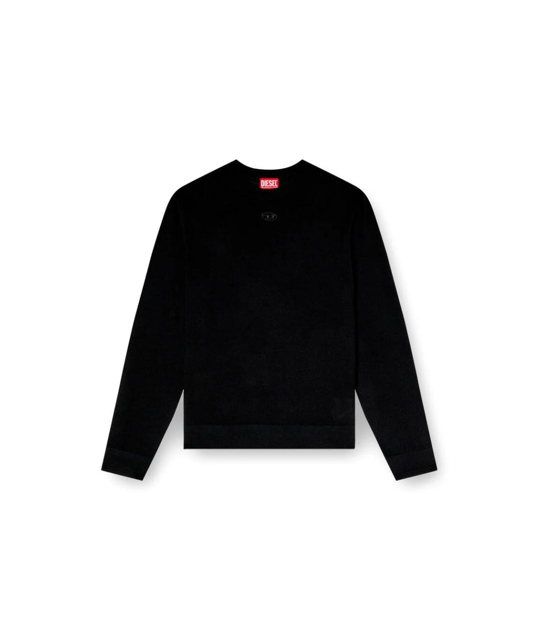 DIESEL Черный шерстяной джемпер / свитер, фото 1