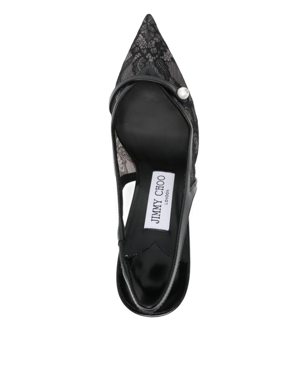 JIMMY CHOO Черные текстильные туфли, фото 2