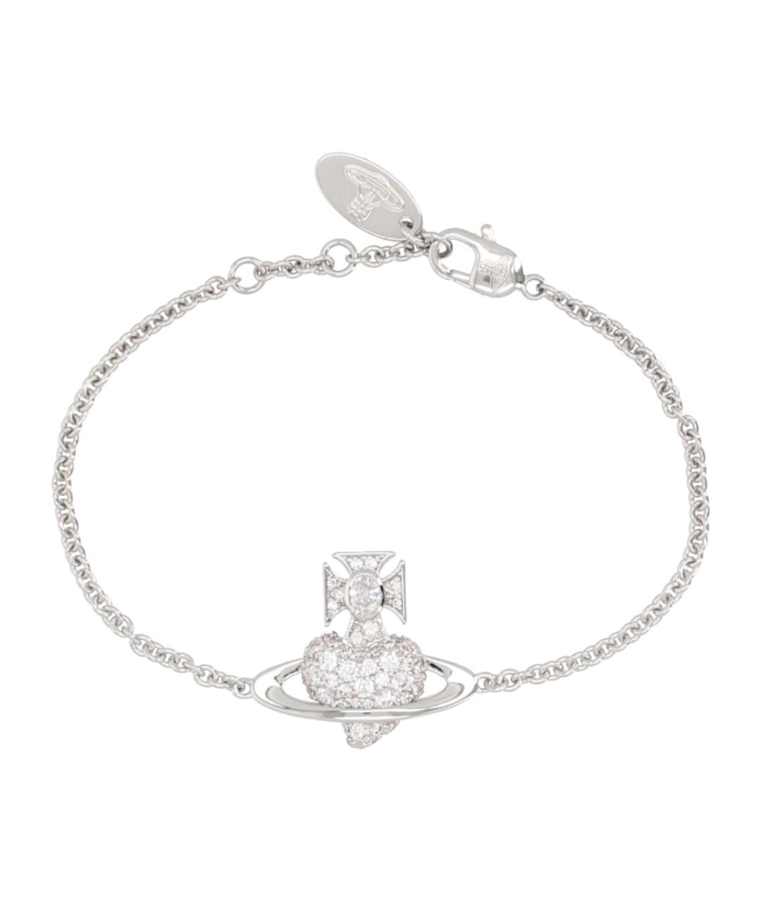 VIVIENNE WESTWOOD Серебрянный металлический браслет, фото 1