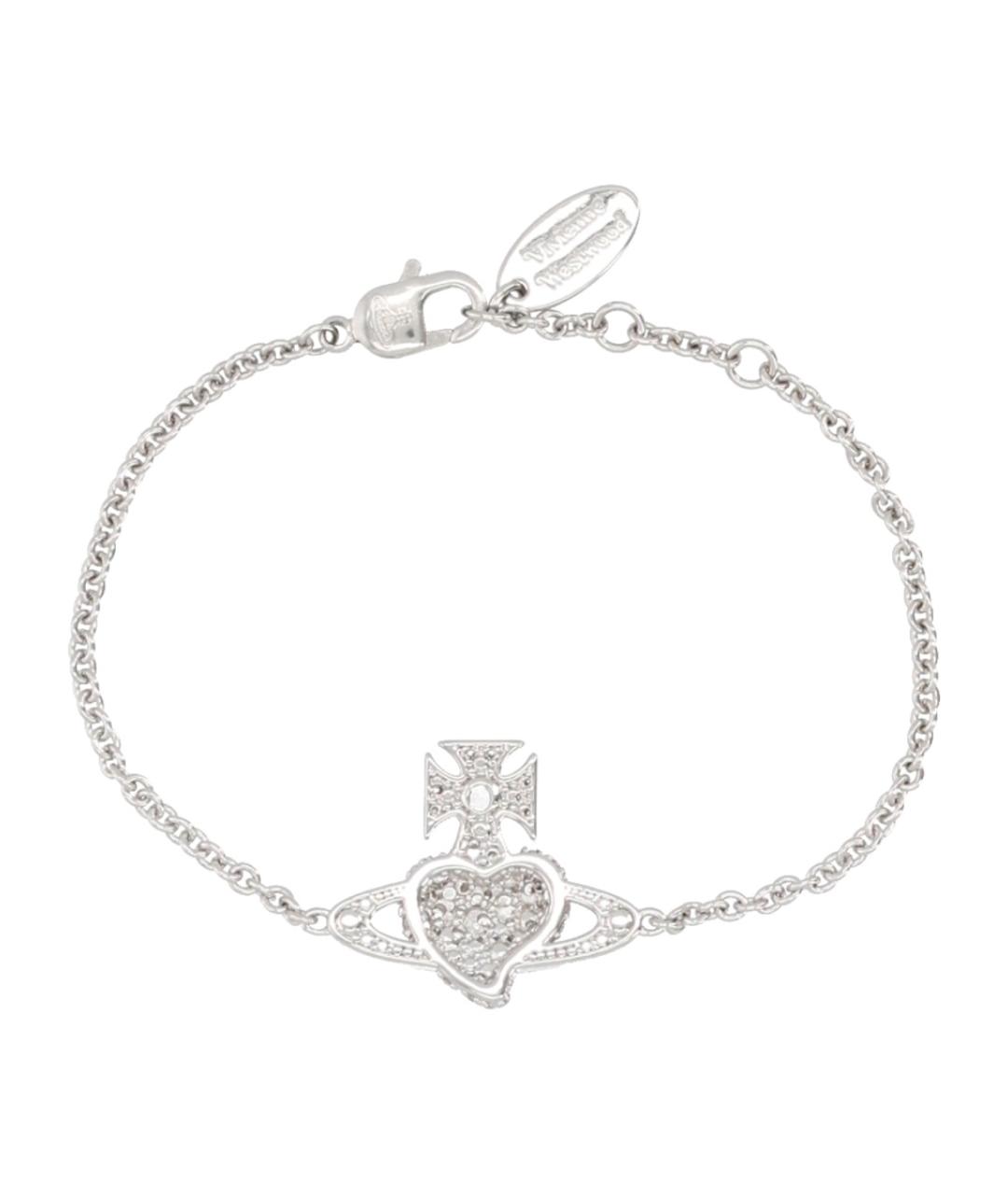 VIVIENNE WESTWOOD Серебрянный металлический браслет, фото 2