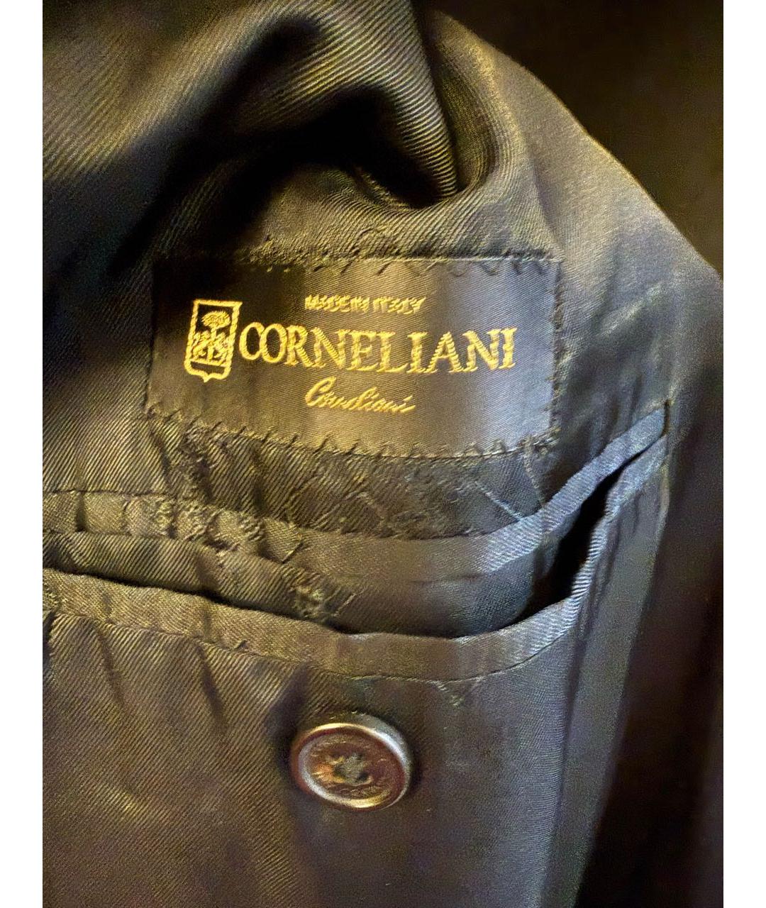 CORNELIANI Темно-синее кашемировое пальто, фото 3