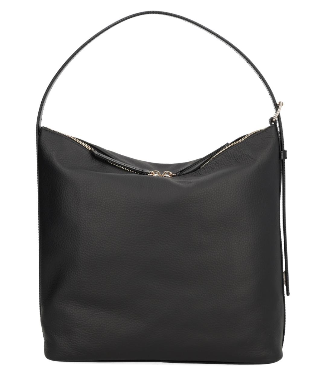 A.P.C. Черная кожаная сумка через плечо, фото 3