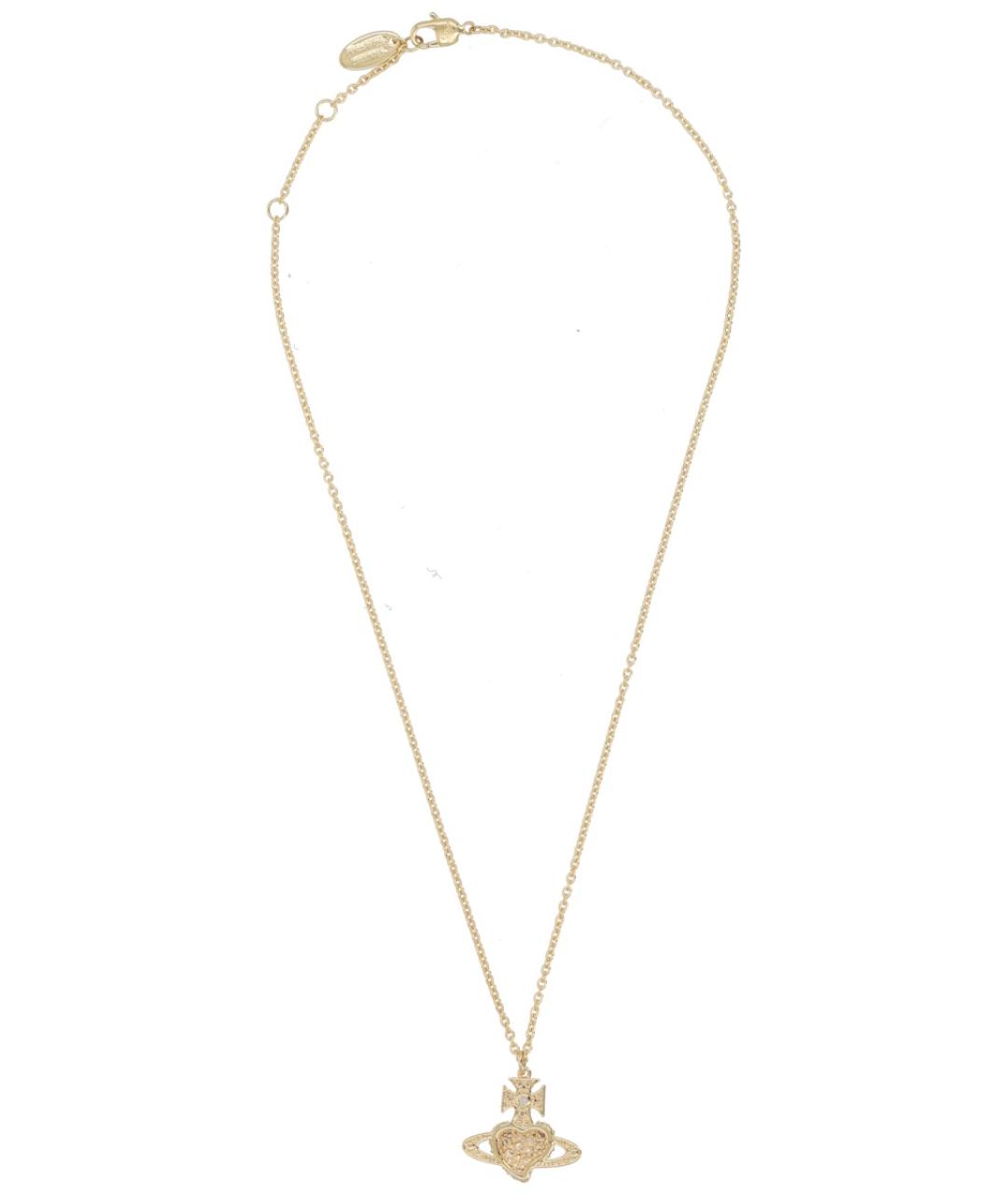 VIVIENNE WESTWOOD Золотая латунная цепочка, фото 2