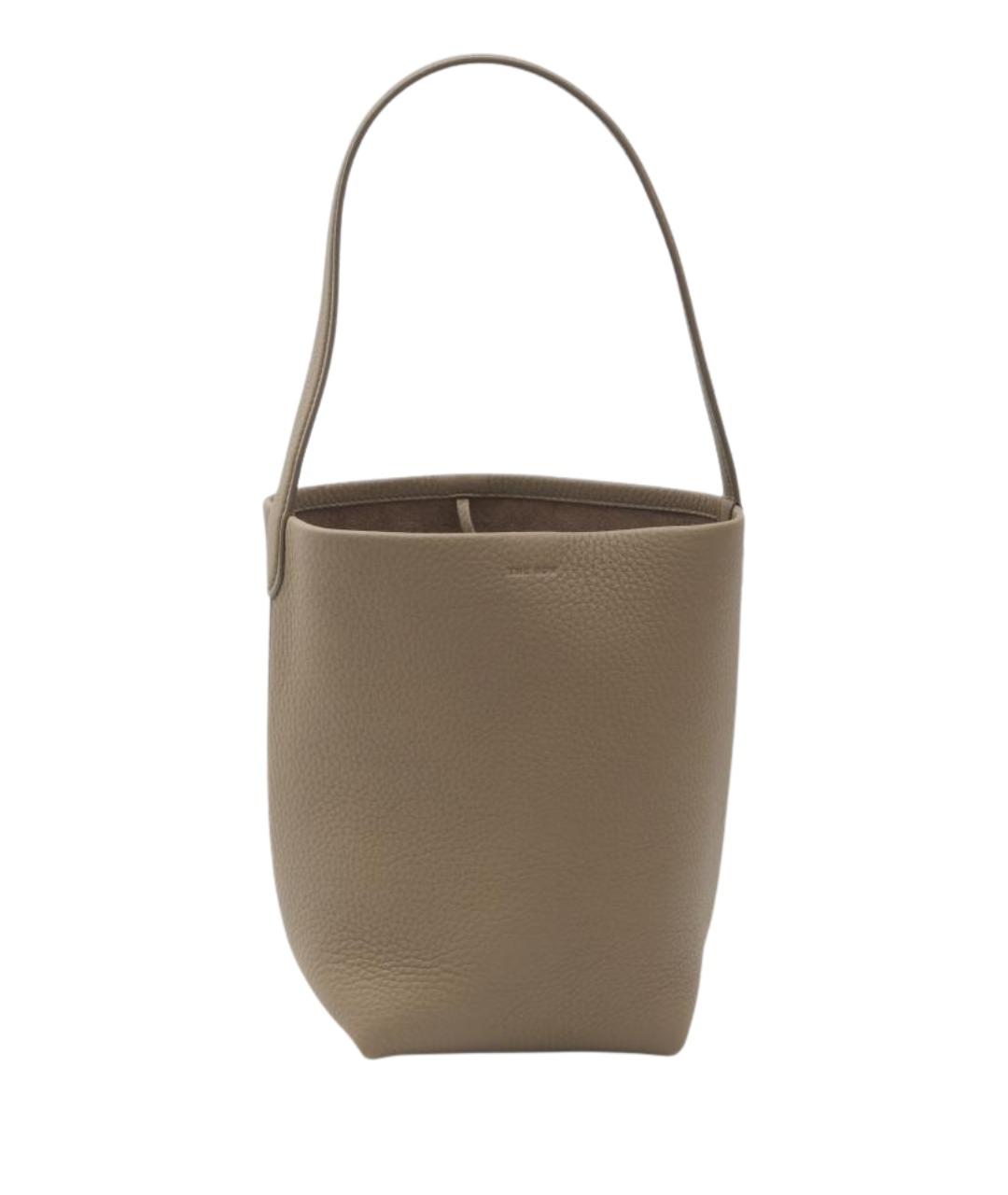 THE ROW Бежевая кожаная сумка тоут, фото 1