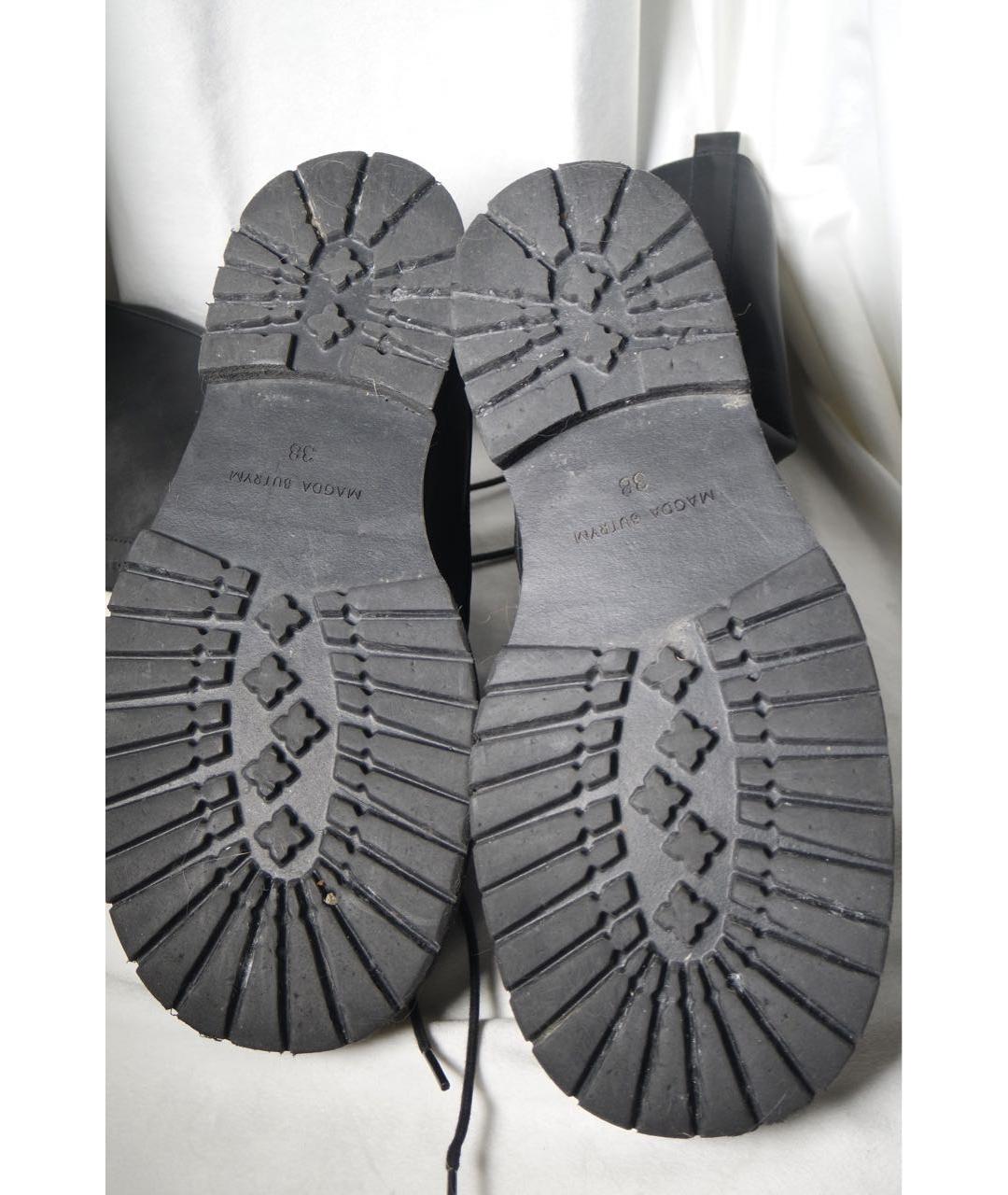 MAGDA BUTRYM Черные кожаные ботинки, фото 4