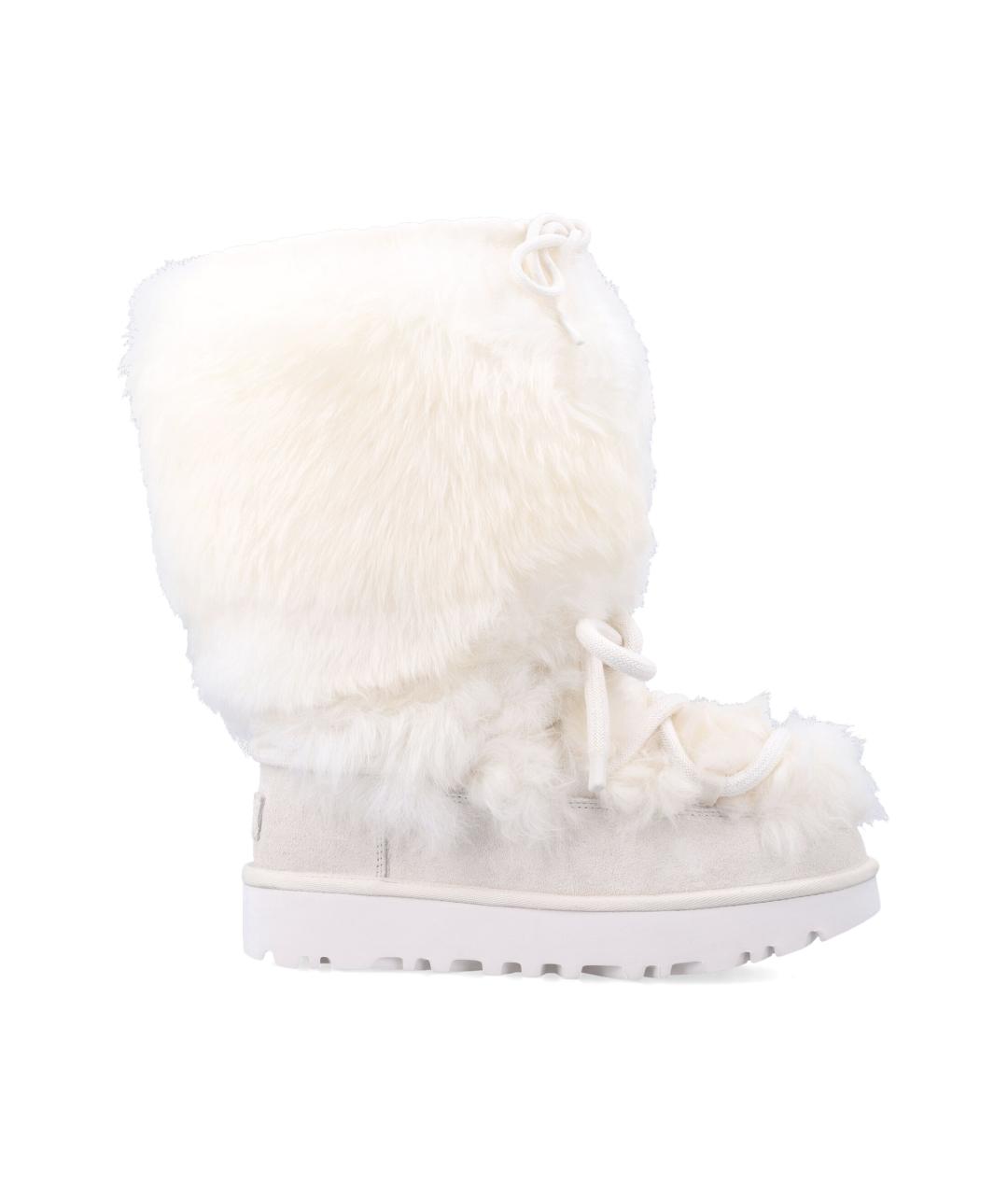 UGG AUSTRALIA Белые текстильные ботинки, фото 1