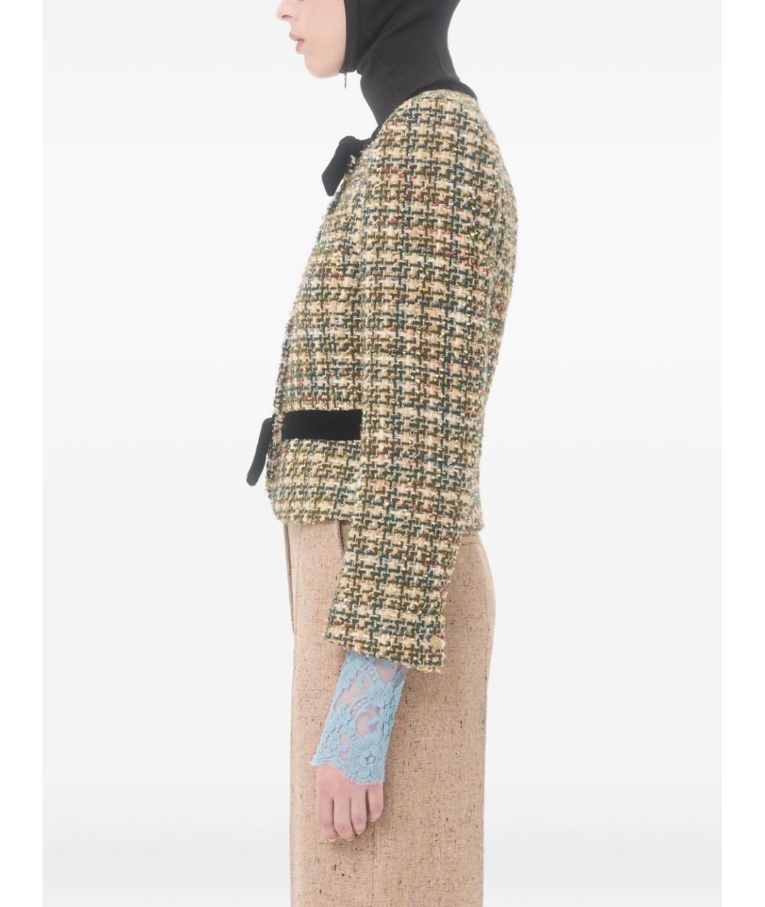 VALENTINO Мульти шерстяной жакет/пиджак, фото 2