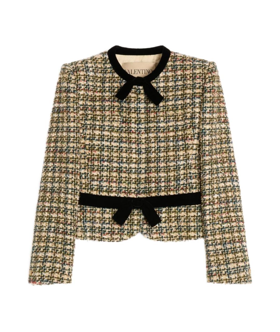 VALENTINO Мульти шерстяной жакет/пиджак, фото 1