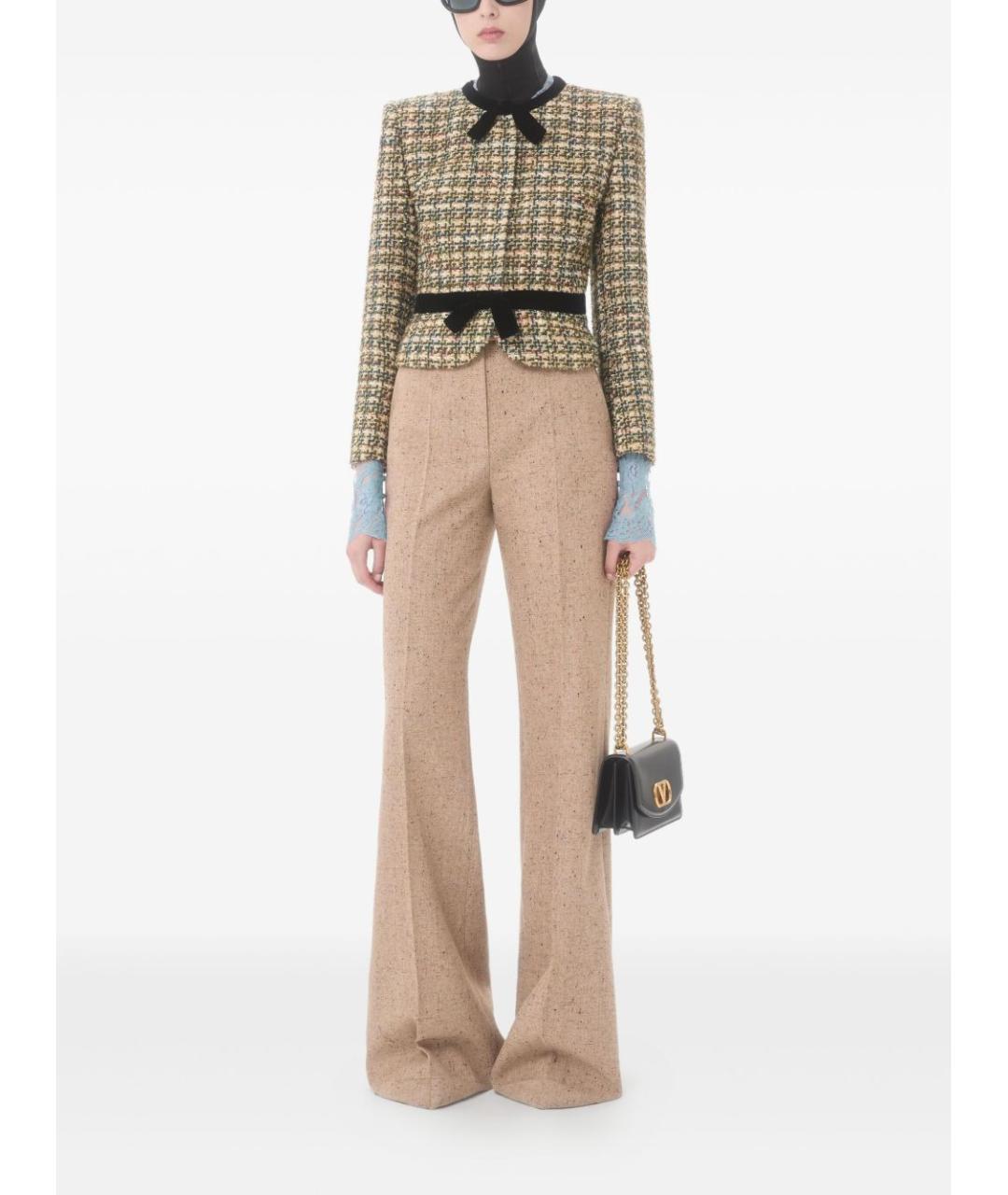 VALENTINO Мульти шерстяной жакет/пиджак, фото 3