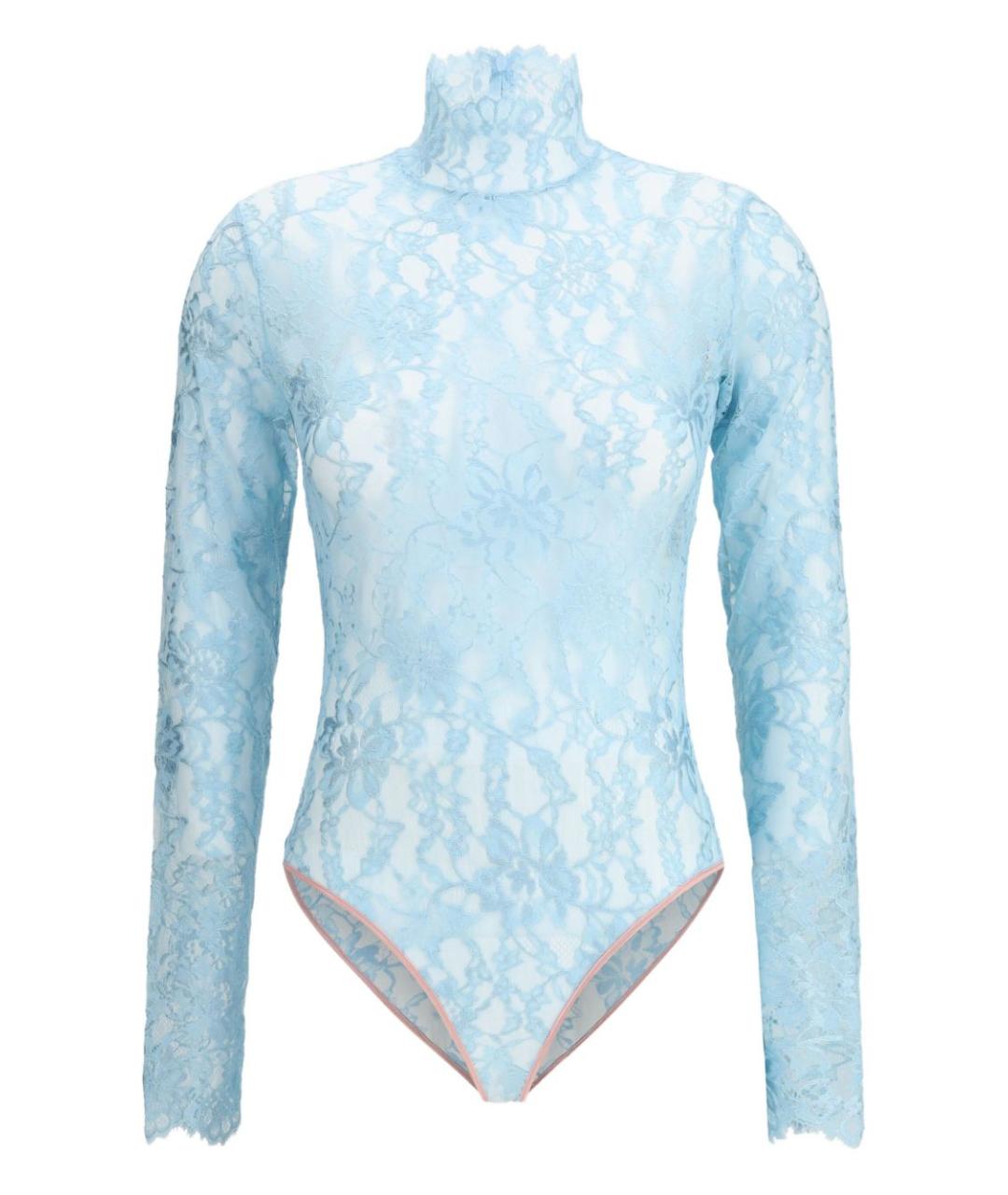 VALENTINO Синее полиамидовое боди, фото 1