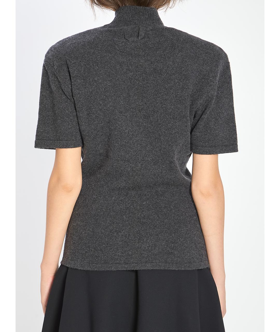 JACQUEMUS Серый кашемировый джемпер / свитер, фото 4