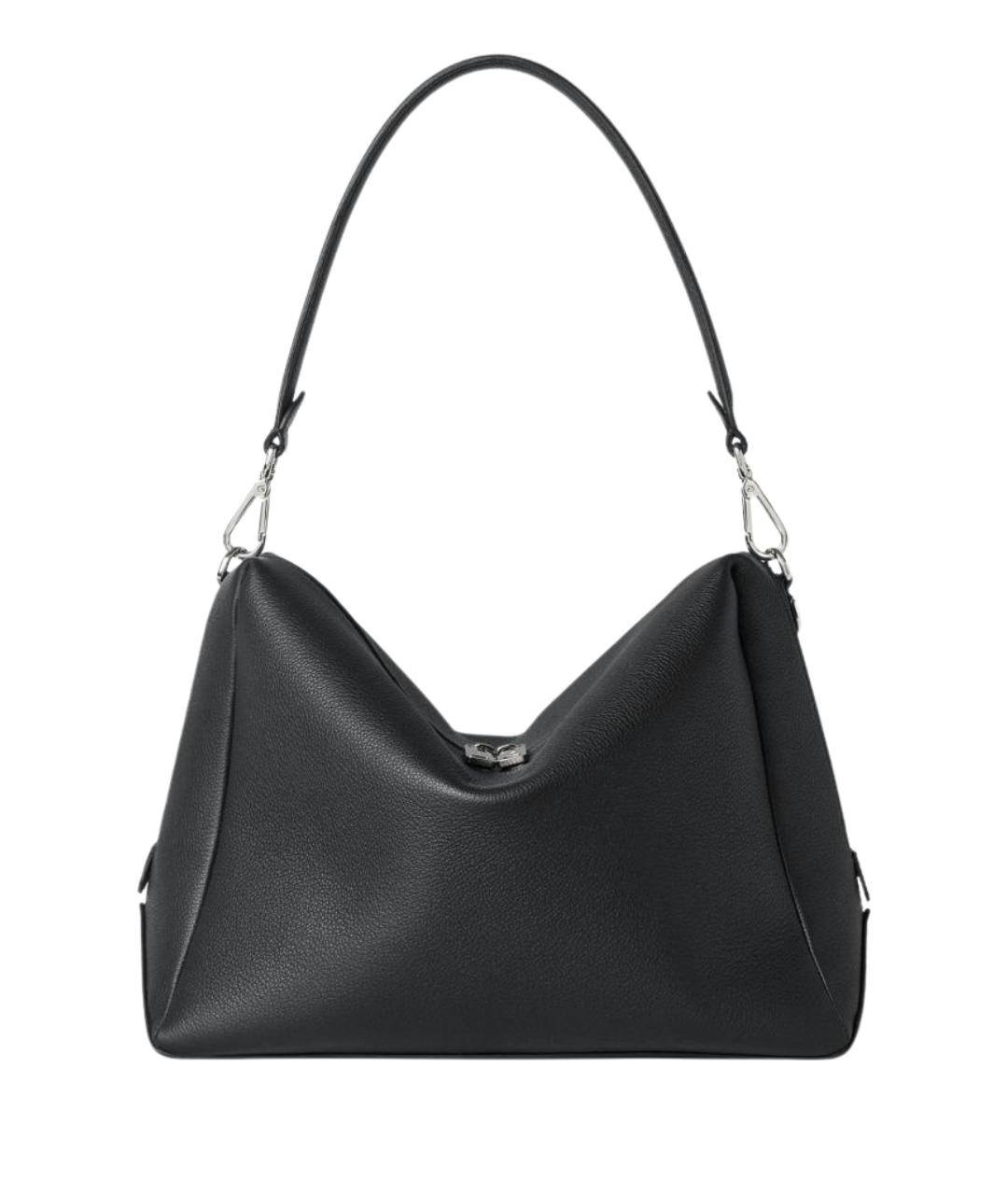 FENDI Черная кожаная сумка на плечо, фото 1