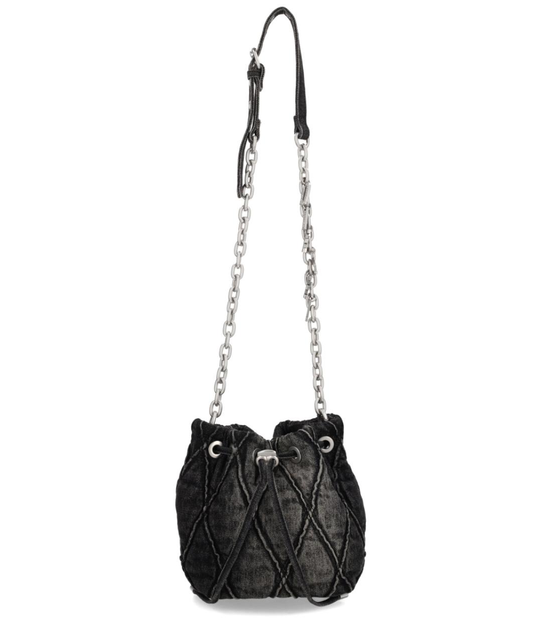 DIESEL Черная сумка через плечо, фото 1