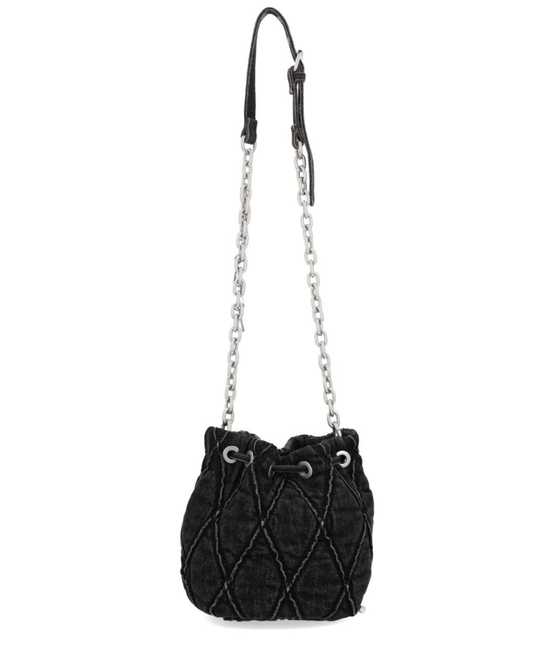 DIESEL Черная сумка через плечо, фото 3