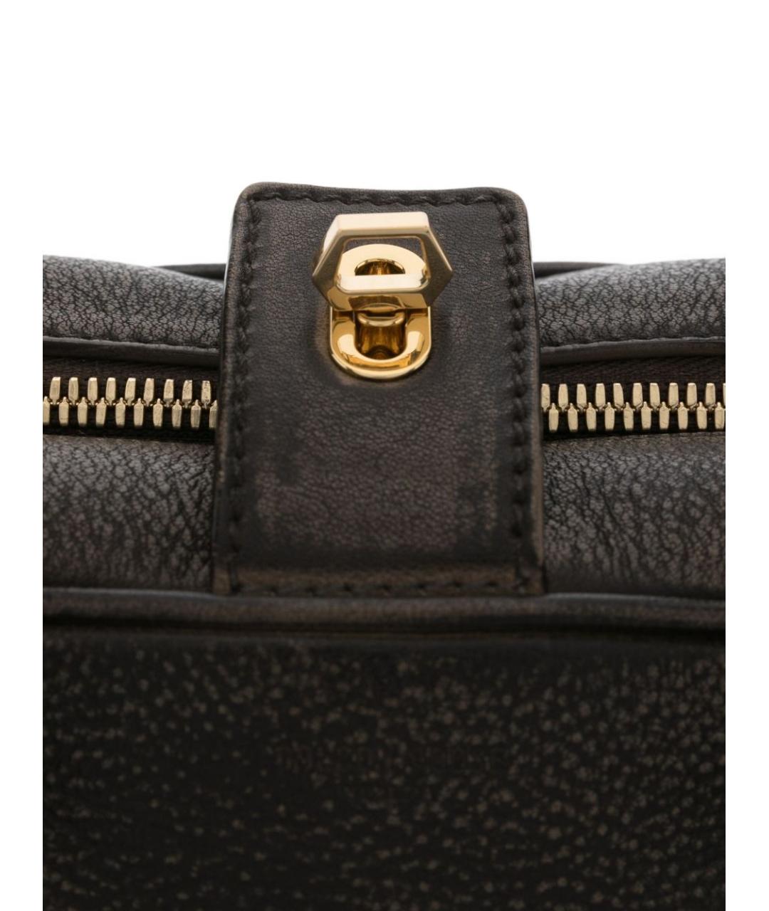 GOLDEN GOOSE DELUXE BRAND Коричневая кожаная сумка тоут, фото 4