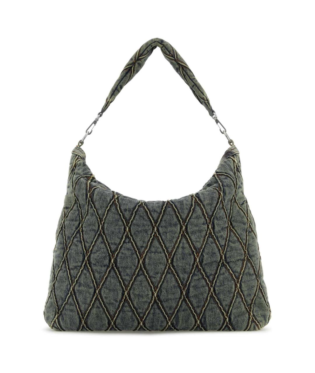 DIESEL Серая деним сумка через плечо, фото 1