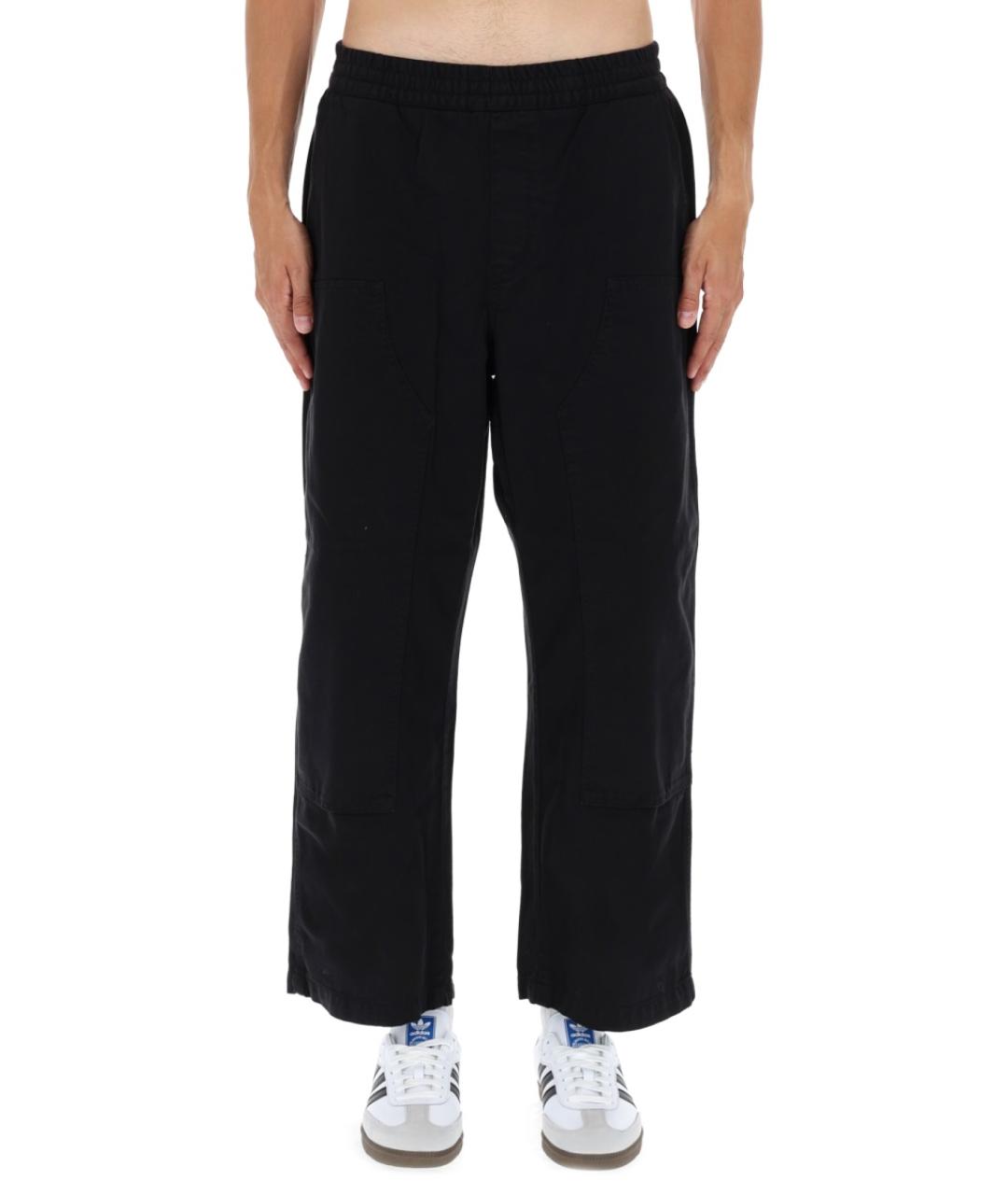CARHARTT WIP Черные хлопковые повседневные брюки, фото 5