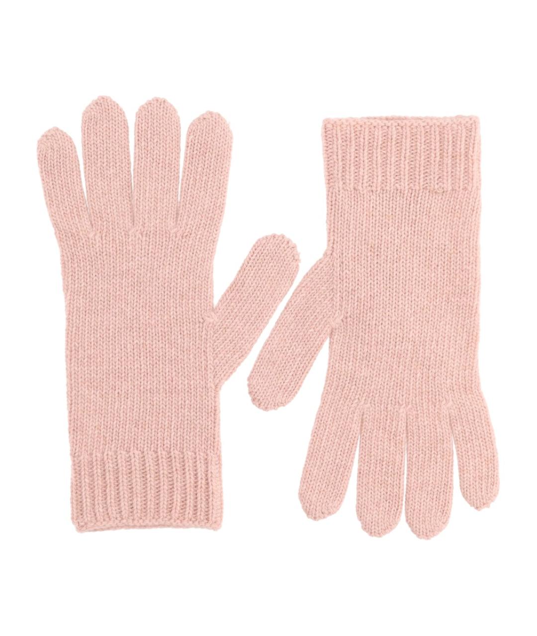 VIVIENNE WESTWOOD Розовые кашемировые перчатки, фото 2