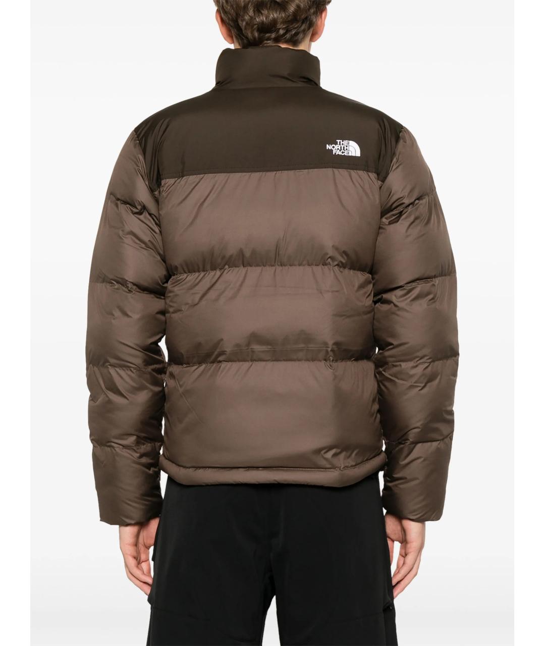 THE NORTH FACE Коричневый полиэстеровый пуховик, фото 4