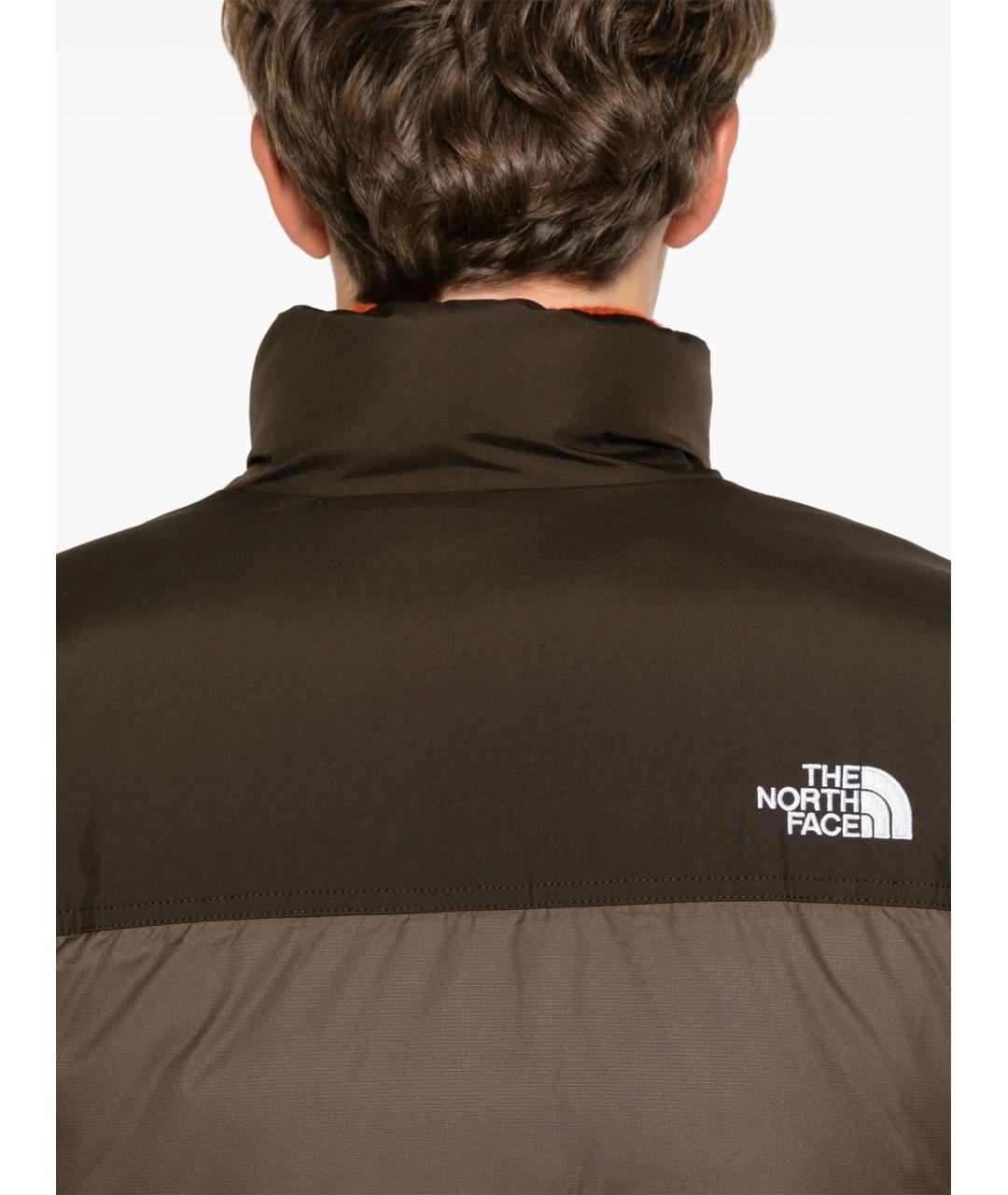 THE NORTH FACE Коричневый полиэстеровый пуховик, фото 5