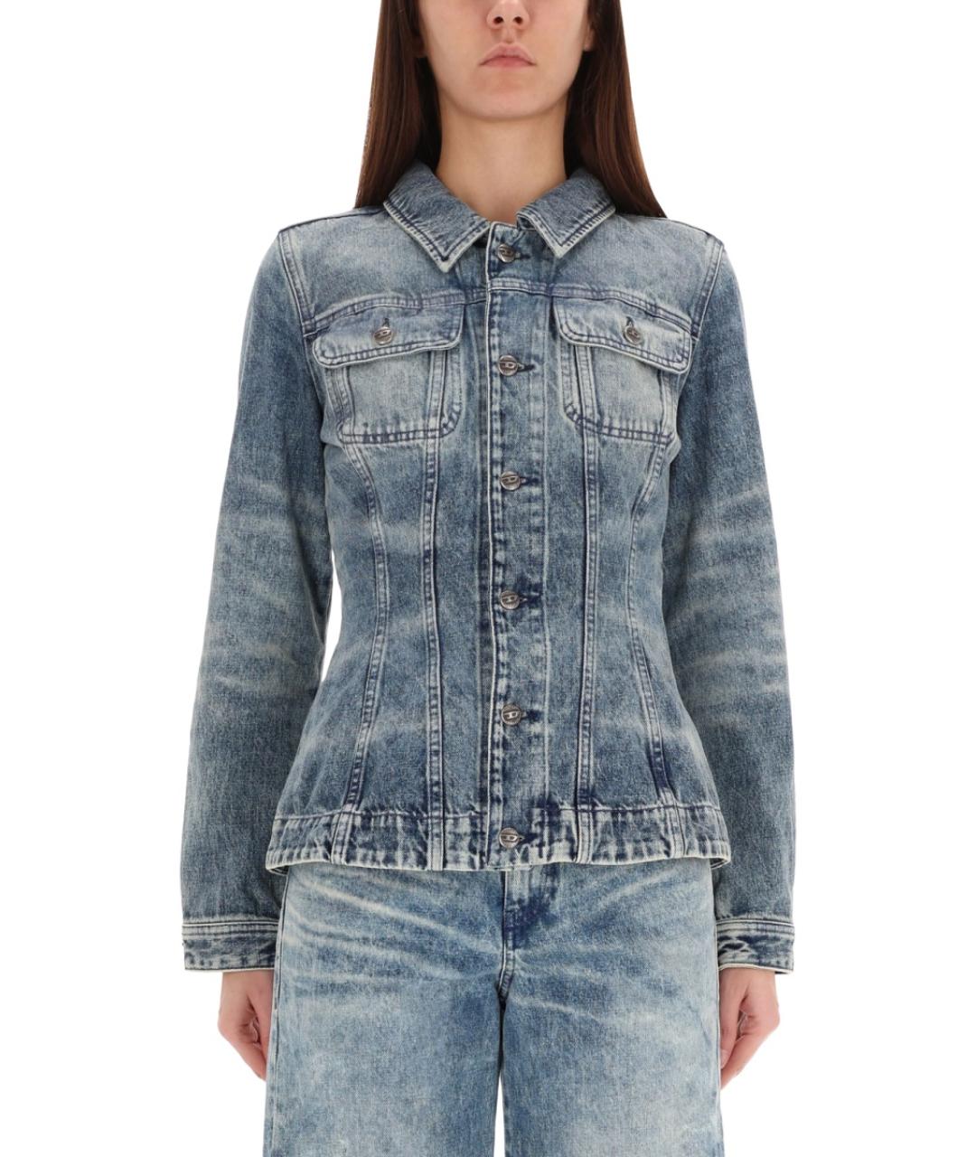 DIESEL Синяя хлопковая куртка, фото 2