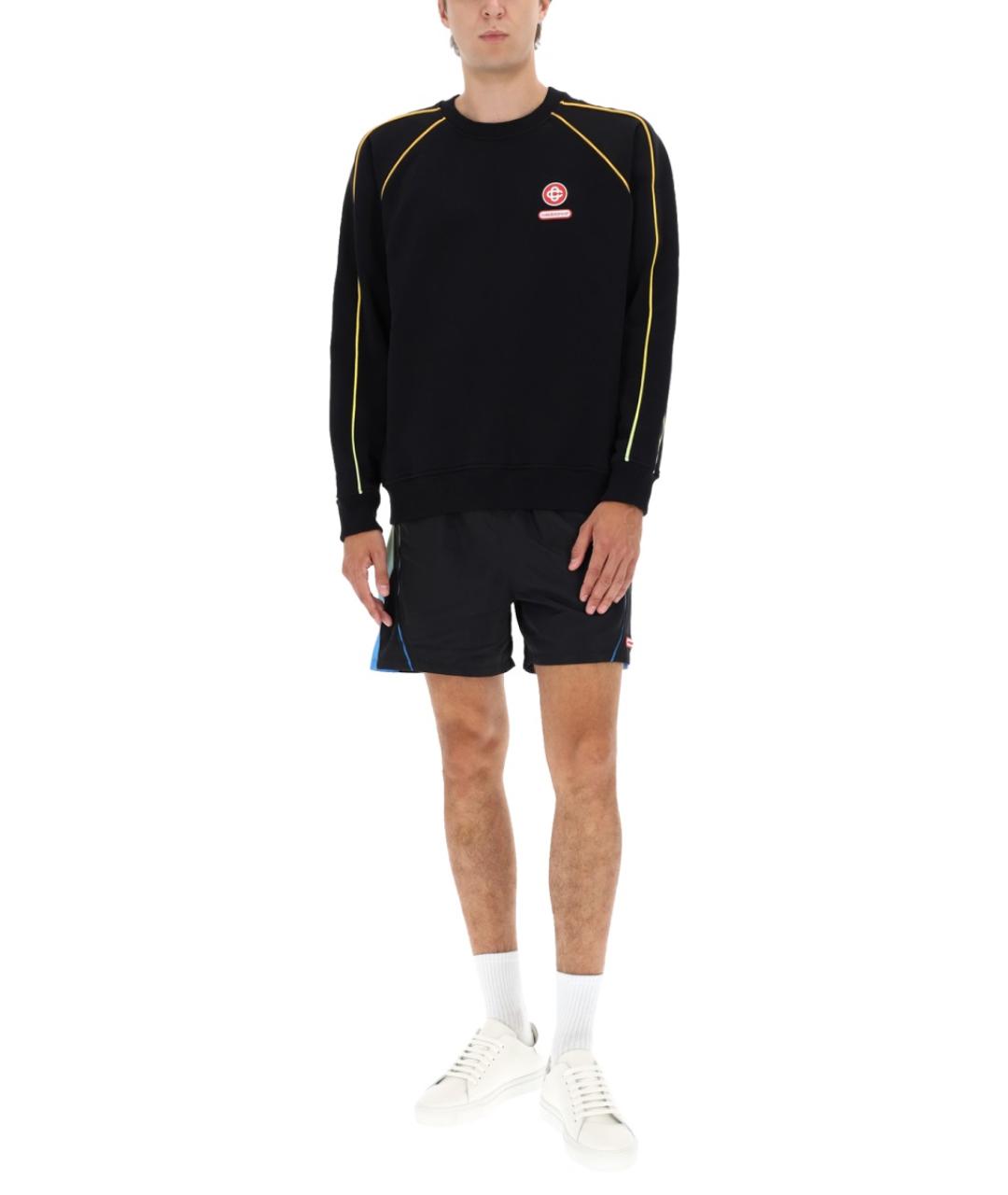 CASABLANCA Черный хлопковый джемпер / свитер, фото 2