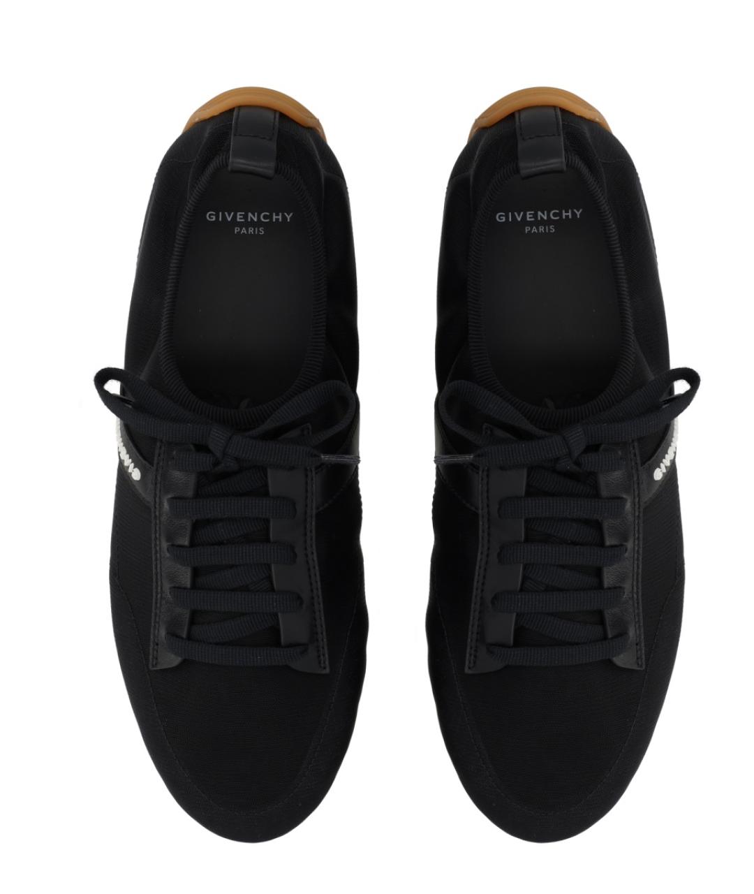 GIVENCHY Черные кожаные кроссовки, фото 5